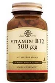 Solgar Vitamin B12 500 mcg 50 Kapsül thumbnail 1