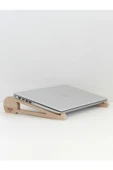 Fagus Wood Girift Ahşap Laptop Standı thumbnail 5