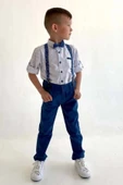 Erkek Çocuk Oxford Gömlekli Papyonlu thumbnail 2