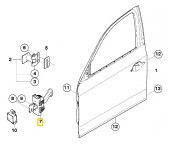 BMW E90 E90LCI E91 VE E91LCI (2005-2012) ÖN KAPI GERGİSİ 51217259243 thumbnail 1