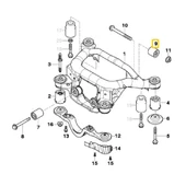 BMW E46 E83 E85 FEBİ DEFRANSİYEL TAKOZU 33176751808 thumbnail 3