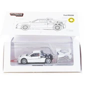 1/64 Ford RS200 White Model Araç thumbnail 3