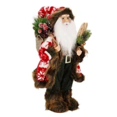 Kürklü Noel Baba Dekoratif Biblo 41 cm thumbnail 2