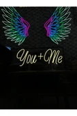 You+Me Yazılı Neon Tabela thumbnail 2