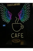 CAFE Yazılı ve Şekilli Neon Tabela thumbnail 2