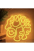 Yazılı Gülücük Şekilli Neon Tabela thumbnail 2