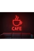 CAFE Yazılı ve Şekilli Neon Tabela thumbnail 1