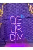 Delirdim Yazılı Neon Tabela thumbnail 3