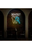 DENTIST Yazılı ve Şekilli Neon Tabela thumbnail 1