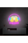 CHEERS! Yazılı ve Şekilli Neon Tabela thumbnail 1