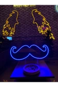 Bıyık Figürlü Neon Tabela thumbnail 2