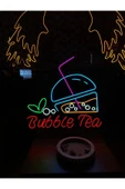 Bubble Tea Yazılı ve Şekilli Neon Tabela thumbnail 2
