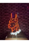 Doberman Köpek Pleksi Neon Tabela thumbnail 3
