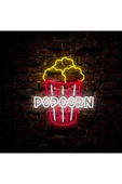 POPCORN Yazılı ve Şekilli Neon Tabela thumbnail 3