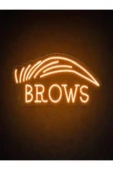 BROWS Yazılı Kaş Figürlü Neon Tabela thumbnail 1