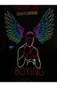 BOXING Yazılı ve Şekilli Neon Tabela thumbnail 2