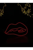 Dudak Figürlü Neon Tabela thumbnail 2