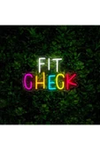 FIT CHECK Yazılı Neon Tabela thumbnail 2