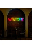 WELCOME Yazılı Neon Tabela thumbnail 1