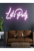 Let's Party Yazılı Neon Tabela thumbnail 1