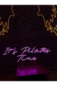 It's Pilates Time Yazılı Neon Tabela thumbnail 4