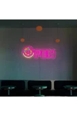OPEN Yazılı ve Şekilli Neon Tabela thumbnail 2