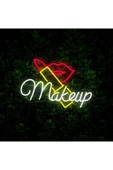Makeup Yazılı ve Şekilli Neon Tabela thumbnail 3