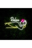 Relax Yazılı ve Şekilli Neon Tabela thumbnail 2