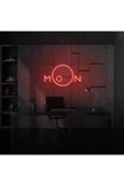 MOON Yazılı Neon Tabela thumbnail 3