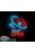 OPEN Yazılı ve Şekilli Neon Tabela thumbnail 2