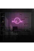 MOON Yazılı Neon Tabela thumbnail 6