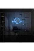 MOON Yazılı Neon Tabela thumbnail 4
