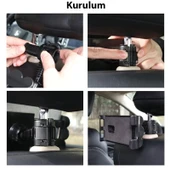 DailyTech Araç Araba Arka Koltuğu Telefon Tablet Tutucu thumbnail 7