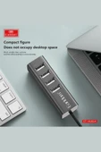 Fuchsia New USB to USB 3.0 Hub Adapter thumbnail 4