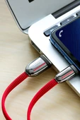 Hoco. U74 USB to Type-C Şarj Data Kablosu - Kırmızı thumbnail 7