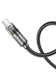 Hoco. U122 1.2M Lantern USB to Type-C Şarj Data Kablosu - Siyah thumbnail 11