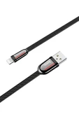 Hoco. U74 USB to Lightning Şarj Data Kablosu - Siyah thumbnail 4