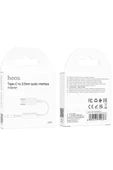 Hoco. LS35 Type-C to Aux Kablo - Beyaz thumbnail 10