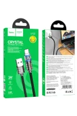 Hoco. U122 1.2M Lantern USB to Type-C Şarj Data Kablosu - Siyah thumbnail 7