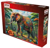 Nova Puzzle 1000 Parça Renkli Fil Puzzle thumbnail 2
