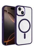Apple iPhone 14 Terea Magsafe Kapak - Derin Mor thumbnail 8