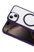 Apple iPhone 14 Terea Magsafe Kapak - Derin Mor thumbnail 6