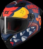 Axxis Fenix Angry Face Mat Kırmızı thumbnail 1
