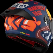 Axxis Fenix Angry Face Mat Kırmızı thumbnail 5
