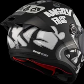 Axxis Fenix Angry Face Mat Siyah Gri thumbnail 5