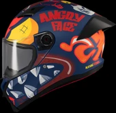 Axxis Fenix Angry Face Mat Kırmızı thumbnail 3