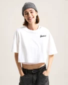 Vans   Classic Script Kadın Beyaz T-Shirt - VN000QDF thumbnail 1