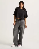 Vans   Classic Script Kadın Siyah T-Shirt - VN000QDF thumbnail 2