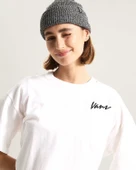 Vans   Classic Script Kadın Beyaz T-Shirt - VN000QDF thumbnail 3