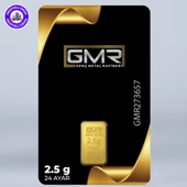 GMR E-Gümüş 2.5 gr 24 Ayar Külçe Altın thumbnail 1